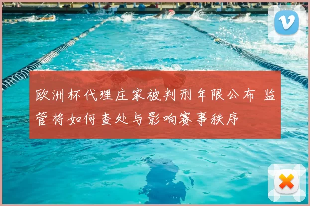 欧洲杯代理庄家被判刑年限公布 监管将如何查处与影响赛事秩序